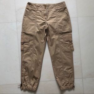Talbots Cotton Cargo Capris